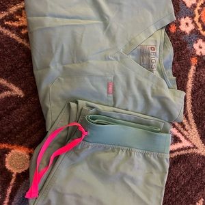 Hydrogreen size XL Catarina top and size large petite Livingston pants